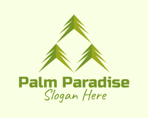 Palm Tree Forestry logo design