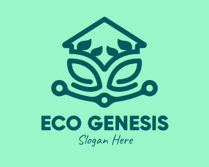 Ecology Sustainable Greenhouse logo design