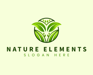 Eco Leaves Nature logo design