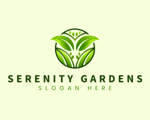 Eco Leaves Nature logo design