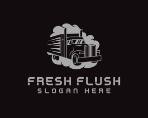 Trucking Transport Vehicle Logo