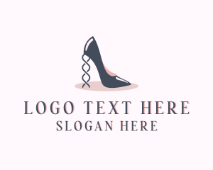 High Heels Fashion Shoes logo design