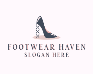 High Heels Fashion Shoes logo design