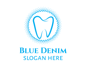 Blue Molar Circle logo design