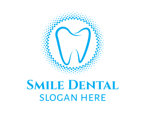 Blue Molar Circle logo design