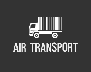  Barcode Truck Logistics logo design