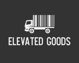  Barcode Truck Logistics logo design