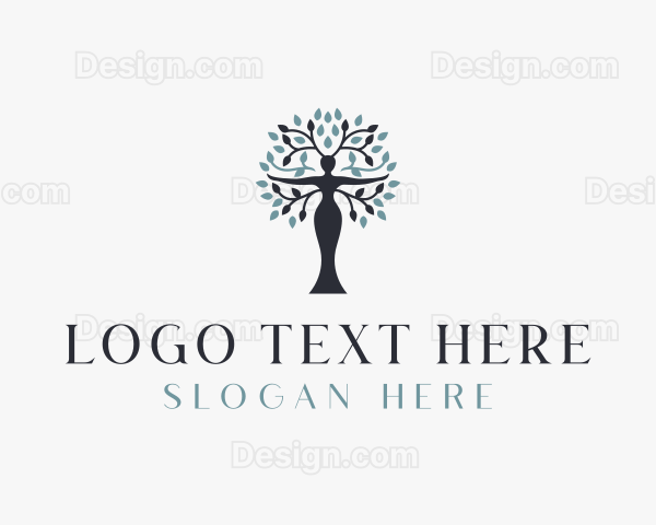 Organic Woman Tree Logo