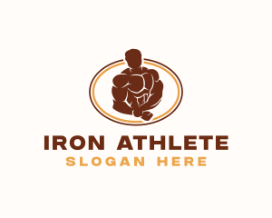 Strong Human Fitness logo design