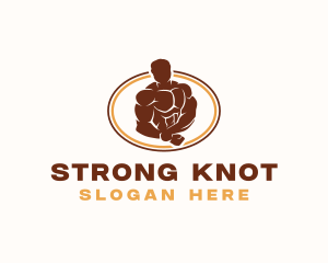 Strong Human Fitness logo design