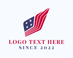 American Flag Stripes logo