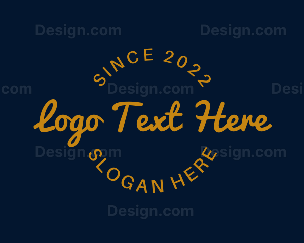 Fancy Cursive Business Logo