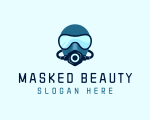 Ocean Diver Mask  logo design