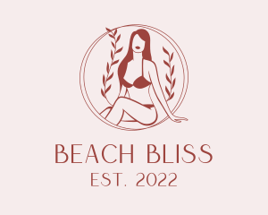 Sexy Fashion Bikini logo design