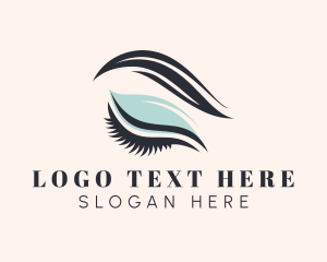 Beauty Eyelash Eyeshadow Logo