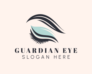 Beauty Eyelash Eyeshadow logo design