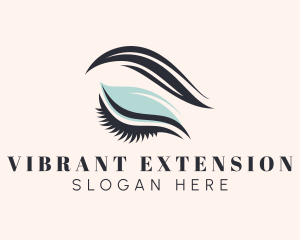 Beauty Eyelash Eyeshadow logo design