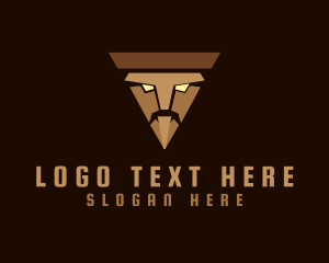 Geometric Tiki Mask logo