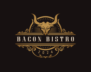 Bull Horn Bistro logo design