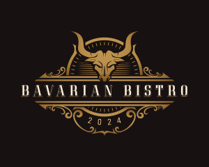 Bull Horn Bistro logo design