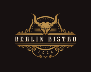 Bull Horn Bistro logo design