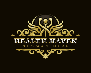 Medical Health Caduceus logo design