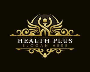 Medical Health Caduceus logo design