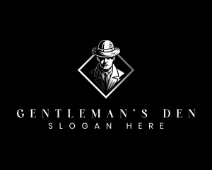 Dapper Detective Agent logo design