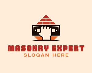 Masonry Brickwork Builder logo design