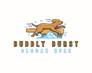 Dog Grooming Cleaning logo design