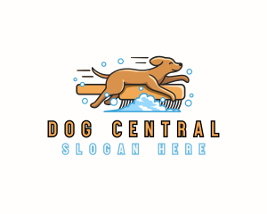 Dog Grooming Cleaning logo design