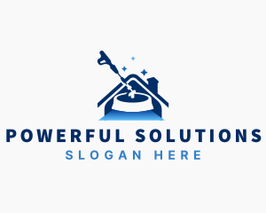 Pressure Washer Floor Cleaner logo design