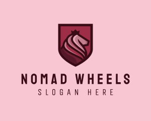 Royal Horse Shield logo design