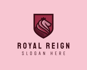 Royal Horse Shield logo design