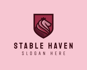 Royal Horse Shield logo design