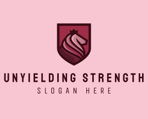 Royal Horse Shield logo design