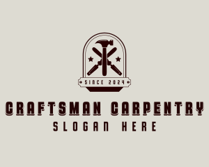 Carpenter Tools Craftsman logo design