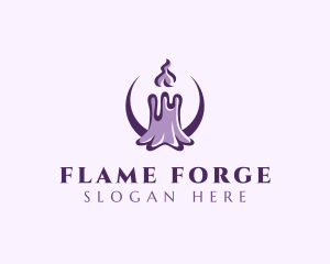 Lenten Wax Candle logo design