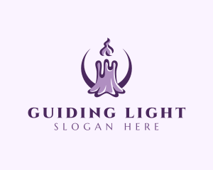 Lenten Wax Candle logo design