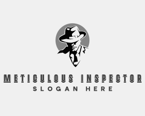 Mysterious Detective Man logo design