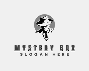 Mysterious Detective Man logo design