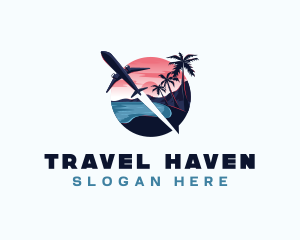 Travel Beach Destination logo