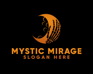 Mystic Moon Bone logo design