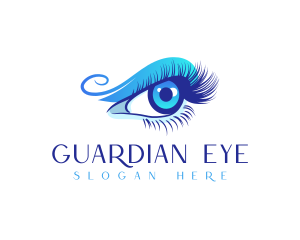 Feminine Eye Makeup  logo design