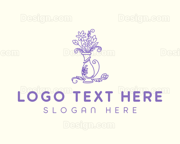 Decorative Flower Vase Logo