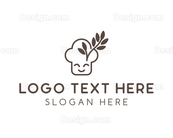 Wheat Bread Character Logo