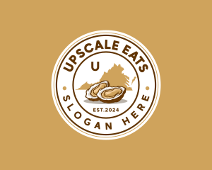 Oyster Seafood Virginia logo design