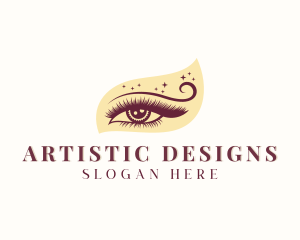 Makeup Artist Eyelashes  logo design