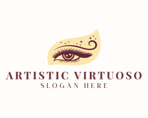 Makeup Artist Eyelashes  logo design