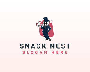 Candy Sweet Cane logo design